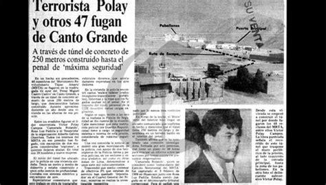 Así Ocurrió En 1990 Fugan Reos Del Mrta De Penal Castro Castro Lima El Comercio PerÚ