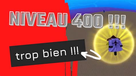 Niveau 400 Blox Fruits Dans Roblox Youtube