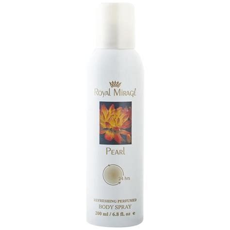 Buy Royal Mirage Pearl Deodorant Perfumed Body Spray Provides Long