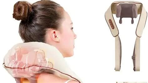 Electric Wireless Neck Shoulder Massage Machine Shiatsu Neck And Shoulder Massager Shawl With