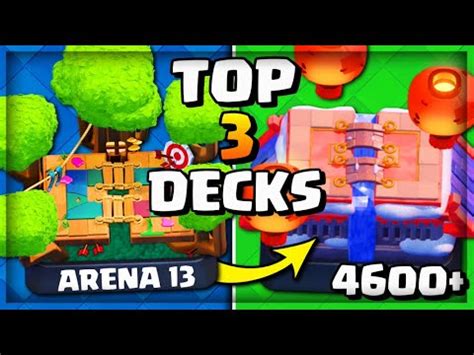 Best Decks For Arena Rascals Hideout Clash Royale Youtube