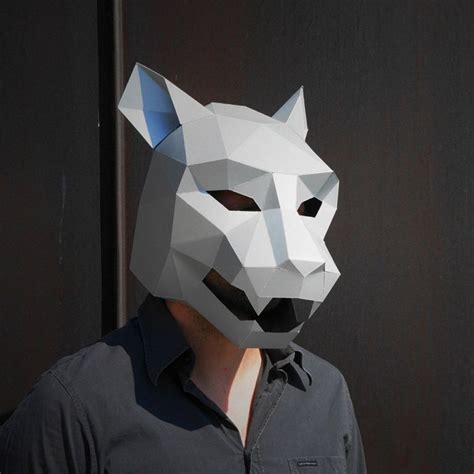 Papercraft Masks Pig Mask Papercraft Template Printable Papercrafts