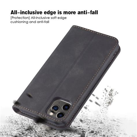 Klapphülle für iPhone 15 14 13 12 Pro Max Handy Tasche Leder Wallet