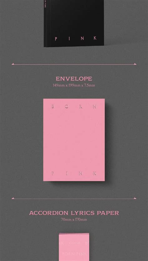 Blackpink Born Pink Nd Album Box Set Version Cd Photobook Accordion