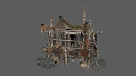 3D Abandoned Medieval Blacksmith Shop - TurboSquid 2012306