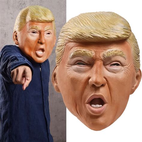 Novelty Funny Donald Trump Mask Cosplay Props US President Trump ...