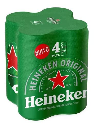 Cerveza Heineken Six Pack X Latas Ml Tudo Off