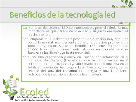 Ecoled Beneficios De La Tecnologia Led