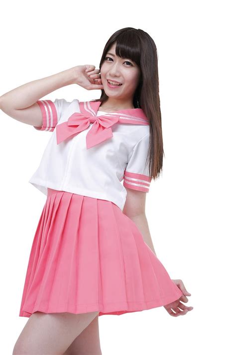 Color Sailor Pink X White Sailor Suit Cosplay Outfit Tokyo Otaku Mode