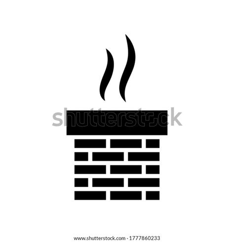 Chimney Icon Design Template Trendy Style Stock Vector Royalty Free