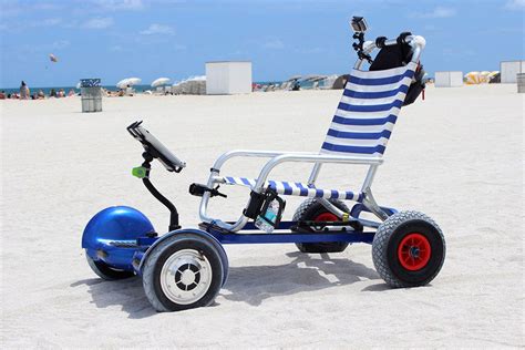 Hoverboard Cart Turns Hoverboard Into A Mobile Beach Throne - MIKESHOUTS