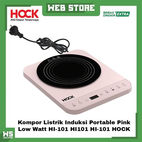 Jual Kompor Listrik Induksi Portable Pink Low Watt Hi 101 Hi101 Hi 101 Hock Shopee Indonesia