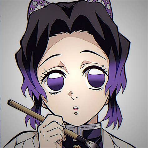 Shinobu Kocho icons Fond d écran coloré Photos de galaxie Demon slayer