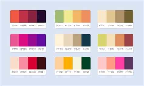 Premium Vector | 65 Pantone colour palette catalog samples Color swatch ...