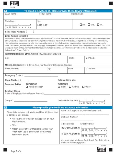 Fillable Online Keystone 65 Hmo Point Of Service Pos Fax Email Print