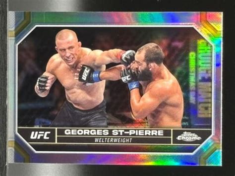 Georges St Pierre 2024 UFC Topps Chrome Refractor EBay