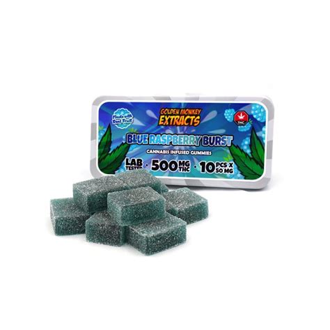 Buy GME THC 500mg Gummy Blue Raspberry Burst Online One Two Treez