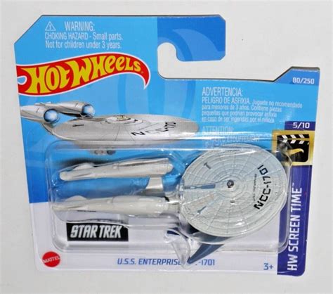 Hot Wheels Hw Screen Time Star Trek U S S Enterprise Ncc Picclick Uk