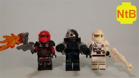 Ninjago Custom Evil Nindroid Ninjas Kai Jay And Zane Youtube