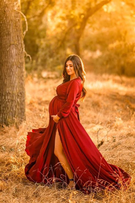 Robe De Grossesse Pour Shooting Photo Robe De Grossesse Rouge Robe De