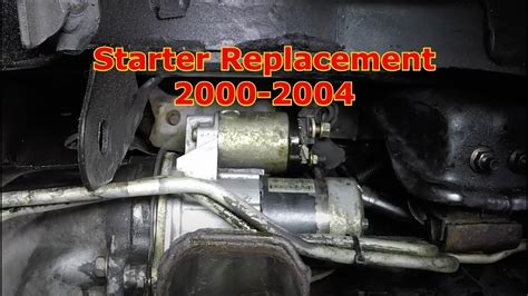 Nissan Frontier Starter Location