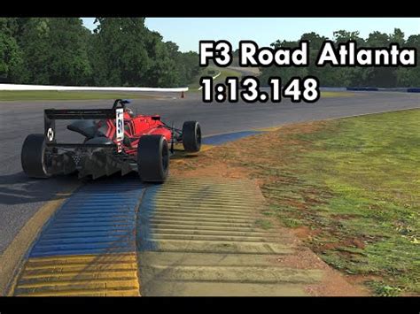 Iracing F S Week Road Atlanta Hotlap Youtube