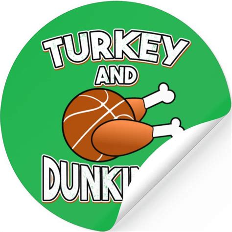 Turkey and Dunkings Basketball Thanksgiving sold by Douglas Almeida ...