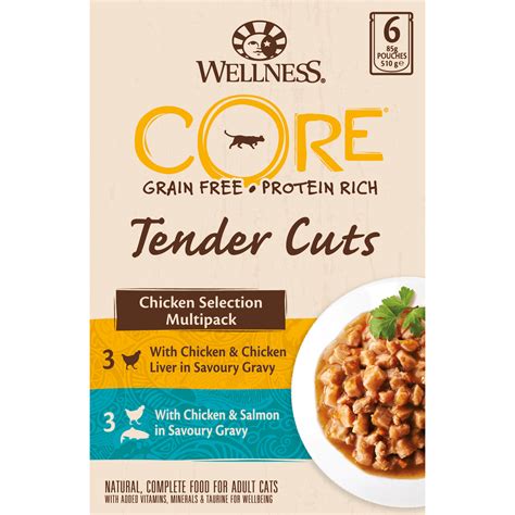 Wellness CORE Tender Cuts Kylling Selection Multipack - 6 x 85g ...