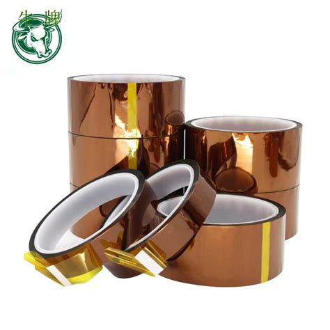 Silicone Adhesive Golden Finger Amber Film Polyimide Tape Kapton Tape