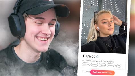 Är Tuva ÖsgÅrd PÅ Tinder I 24h Youtube