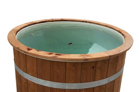 New Design Wooden Cold Plunge Tub Hot Tub Wood Barrel Ice Bath Combo