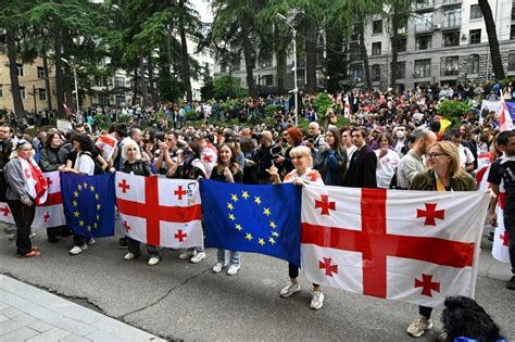 Thousands Rally In Georgia To Protest Adoption Of Foreign Influence