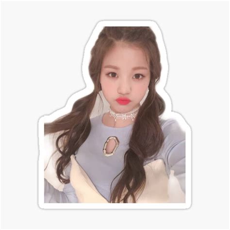 Jang Wounyoung Izone Sticker For Sale By Loonagoodies Redbubble