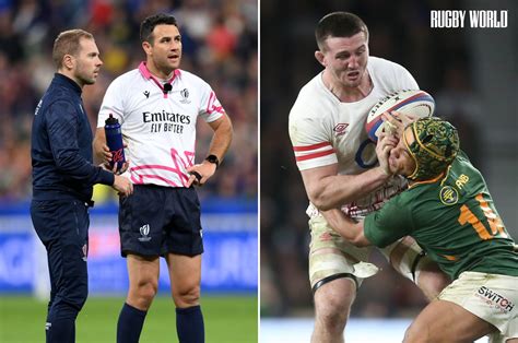 England V South Africa Referee Given Semi Final Despite French Criticism