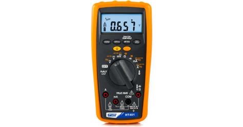 HT Italia HT401 Professional TRMS Multimeter With AC DC Measurement And