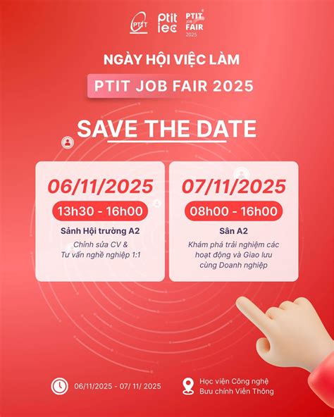 kham pha lich trinh sieu hap  cua ptit job fair