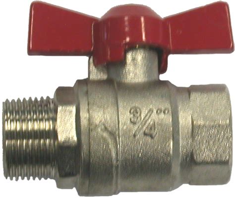 Flomax T Handle Nickel Plated Brass Ball Valve M F Bsp P Advanced