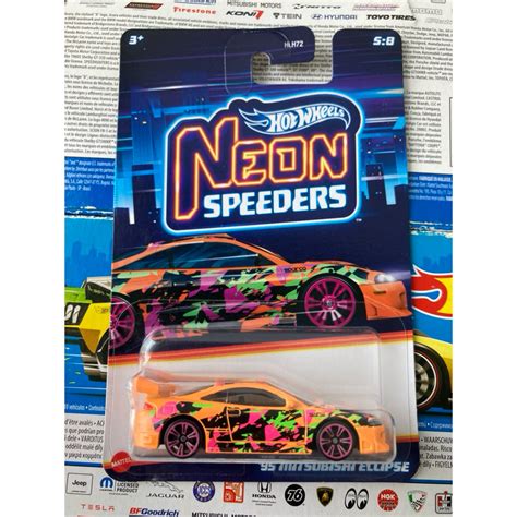 Hot Wheels Mitsubishi Eclipse Jdm Neon Series Not Skyline R R Eg Ek Fl Subaru Evo
