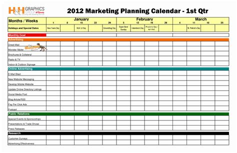 Calendar Template Google Docs Spreadsheet with Marketing Calendar ...