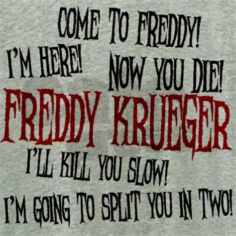 Best Freddy Krueger Quotes. QuotesGram