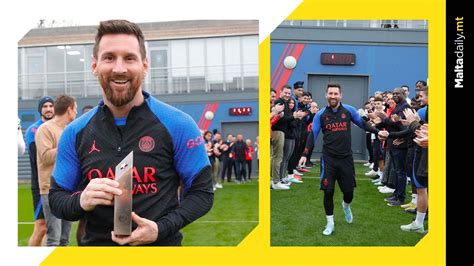 Messi Welcomed Back With Guard Of Honour Upon Psg Return