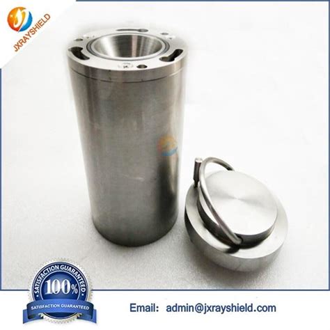 Tungsten Shielded Container Medical Radiation Shield For Vial Transport