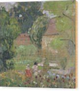 Mathe And Nono In The Garden Painting By Henri Lebasque Fine Art America