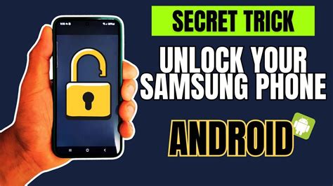 How To Unlock Samsung Phone If Forgot Password Without Losing Data Youtube