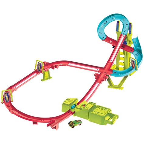 Hot Wheels Neon Yarışlar Çoklu Yarış Heyecanı Pist Seti HPC Toptan Oyuncak Fiyatı Samatlı