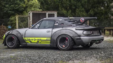 Most Extreme Widebody Mx Tofu S Cyberpunk Na Miata Is A Fastback