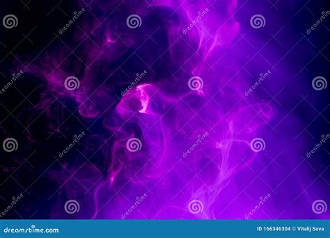 Abstract Art Colored Purple Smoke Stock Photo - Image of abstract ...