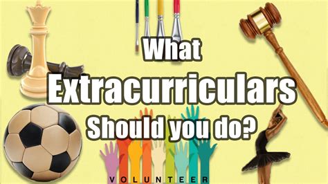 What extracurricular activities should you do in High School? - YouTube