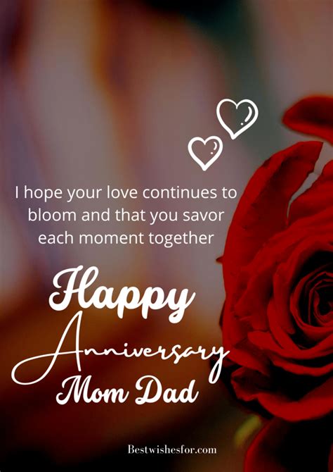 Wedding Anniversary Wishes Quotes For Mom And Dad