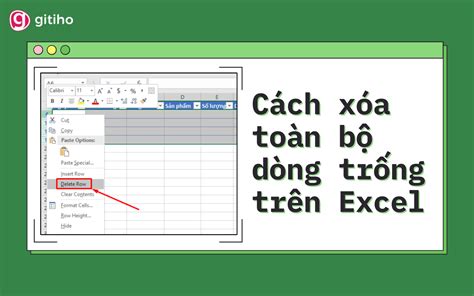 Hướng dẫn cách xóa dòng có điều kiện trong excel hiệu quả nhất